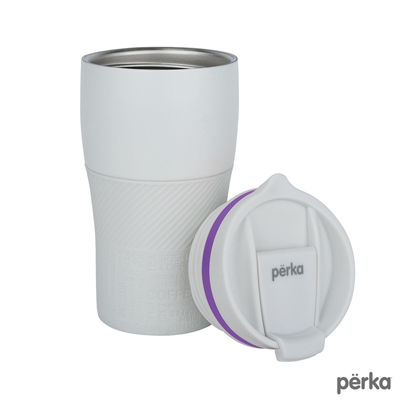 Perka® Cortado 12 oz. Double Wall Recycled Stainless Steel Coffee Tumbler 185