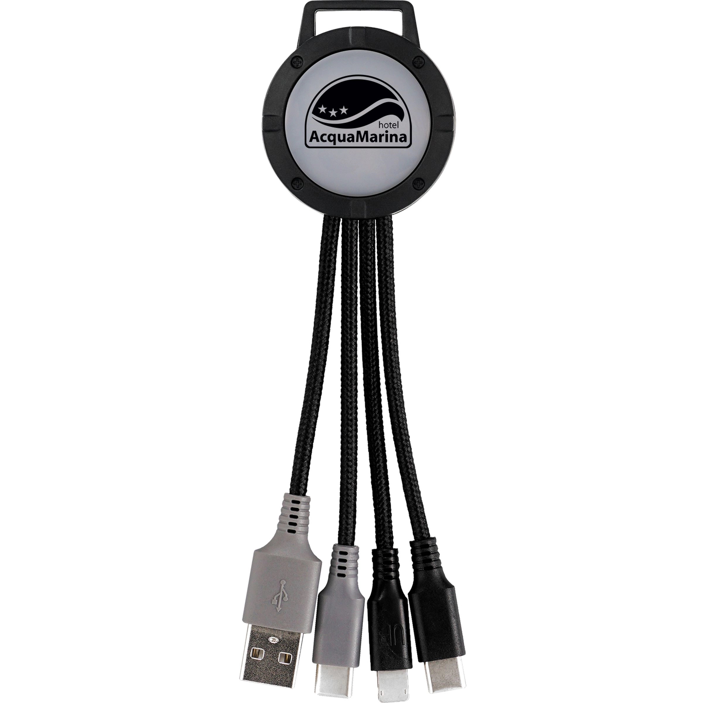 Light Up Two Tone 3-in-1 Duo Charging Cable 7