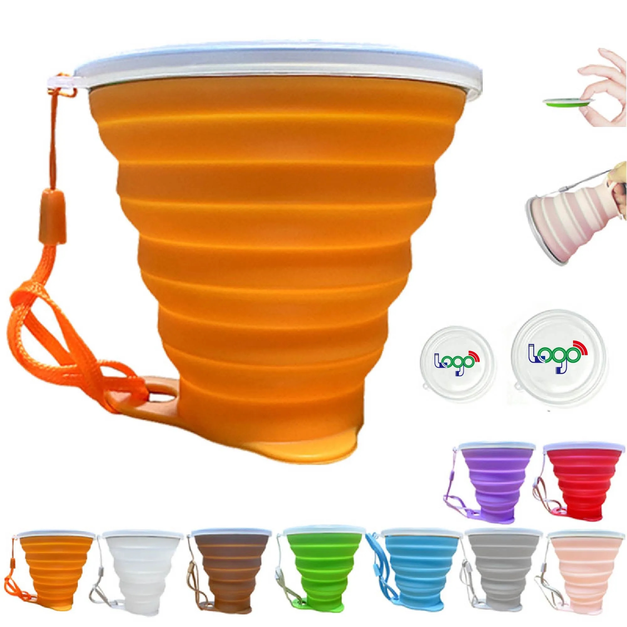 Silicone Collapsible Travel Water Cup 3