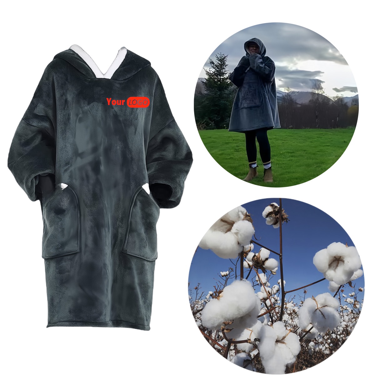 Windproof And Cold-resistant Flannel Bathrobe 7