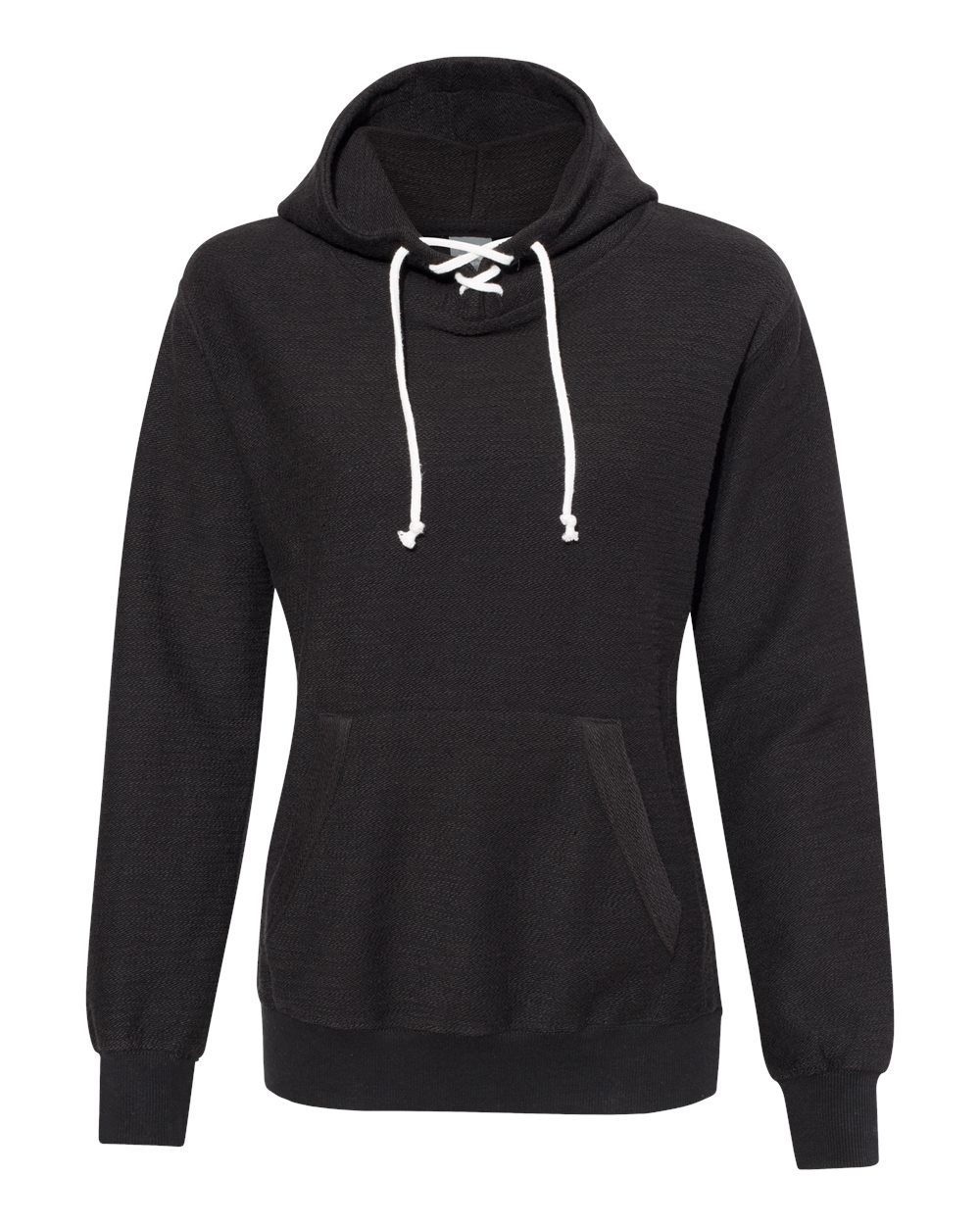 Women's French Terry Sport Lace Scuba Hooded Sweatshirt - 8694 15