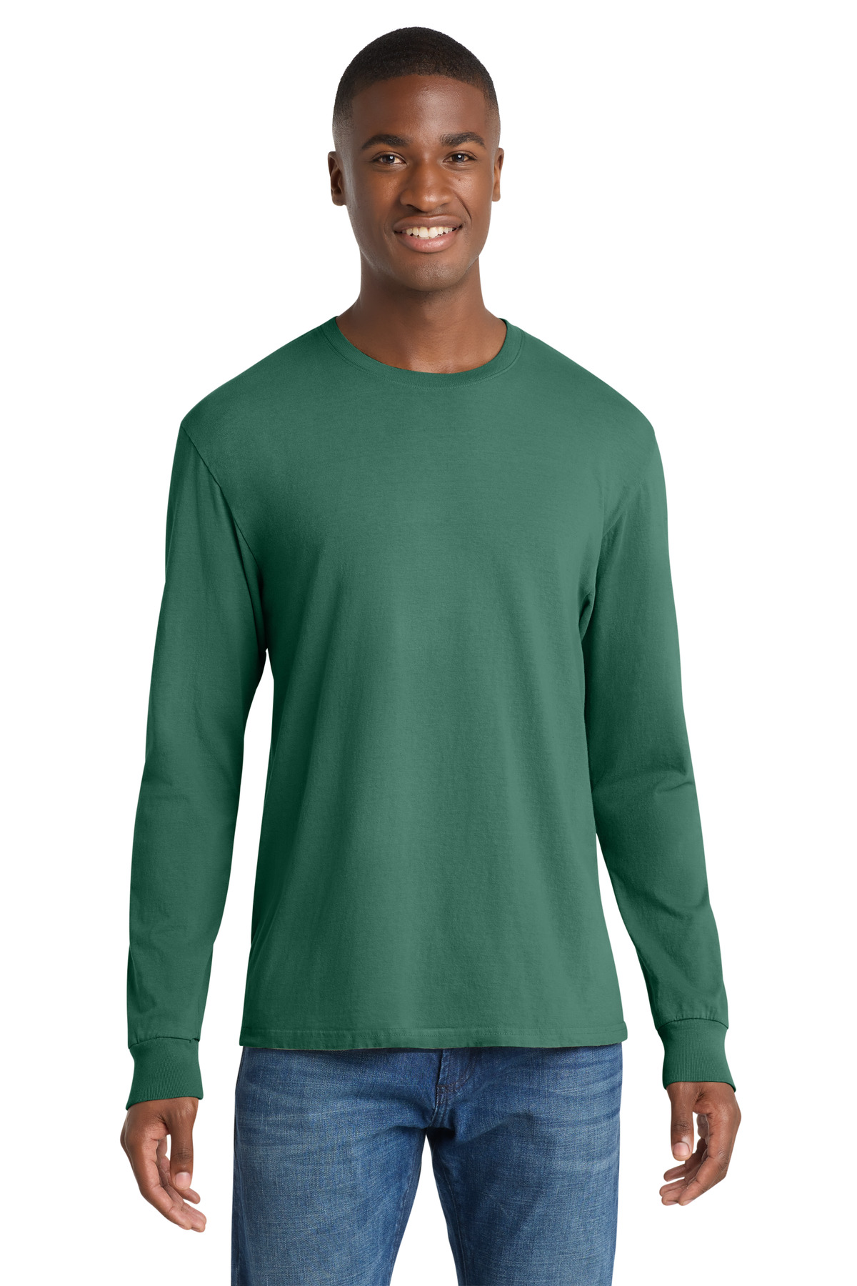 Port & Co Beach Wash Garment-Dyed Long Sleeve Tee PC099LS 76