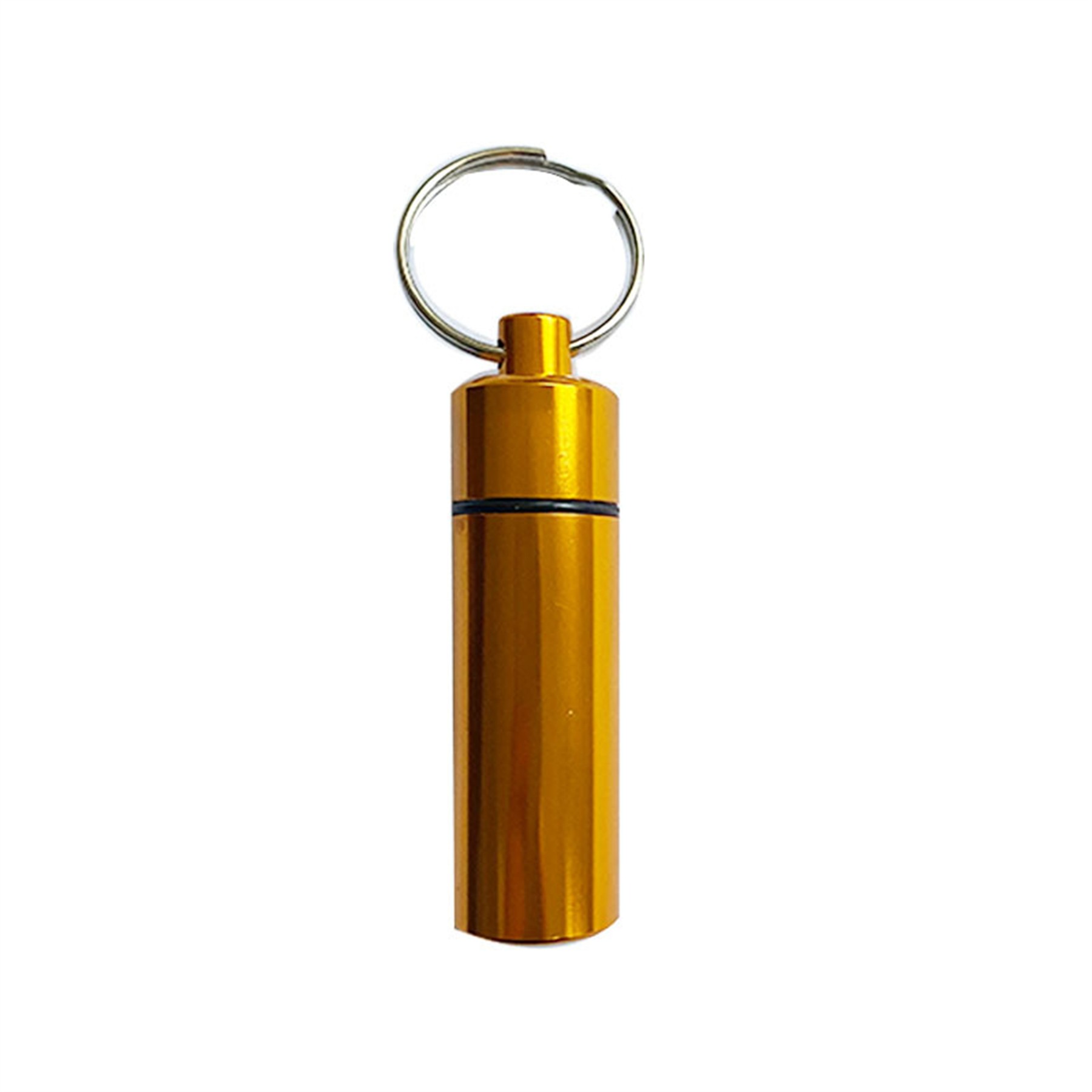Waterproof Aluminum Pill Case w/Keychain 5
