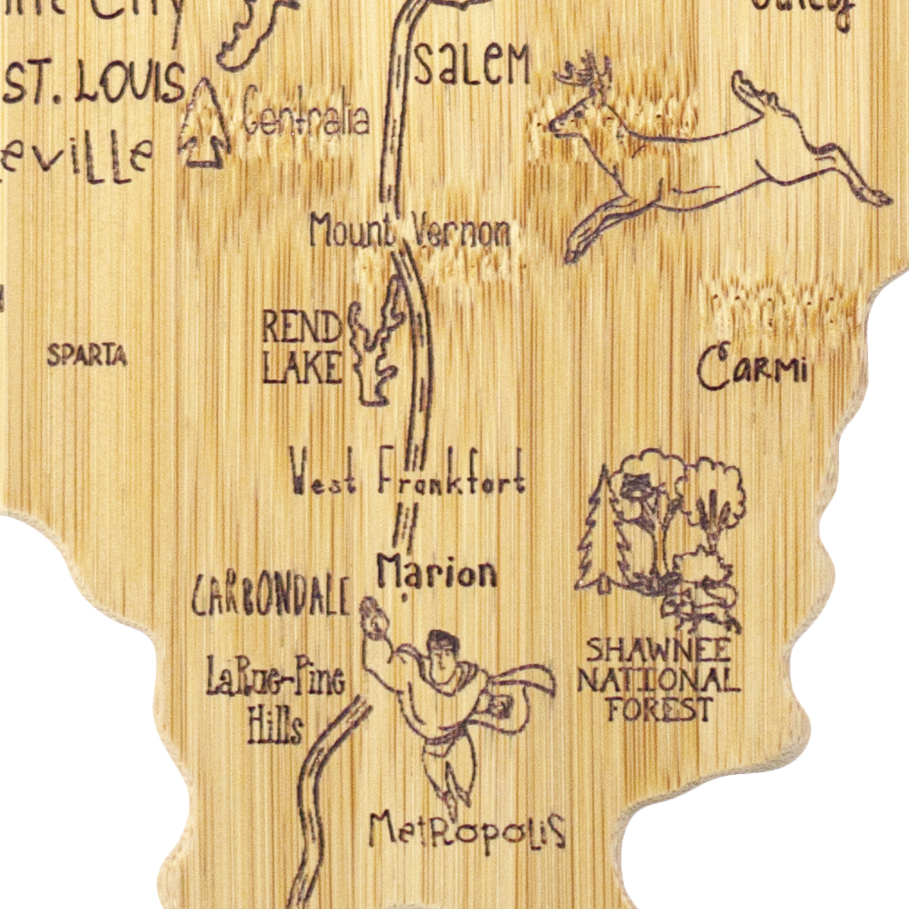 Destination Illinois Cutting & Serving Board 3
