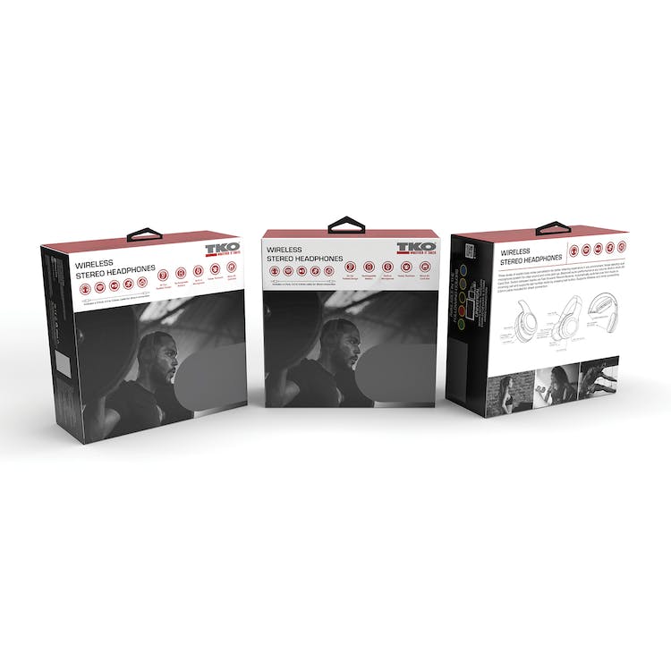 Wireless Stereo Headphones - Foldable Gray