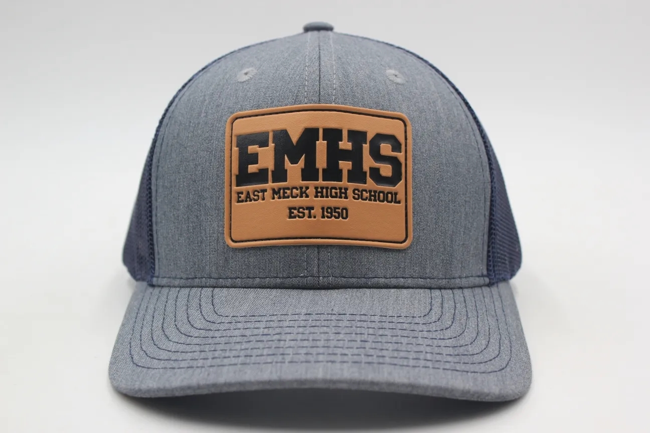 Trucker Cap 5 Panel Mesh Back SnapBack Woven Patch