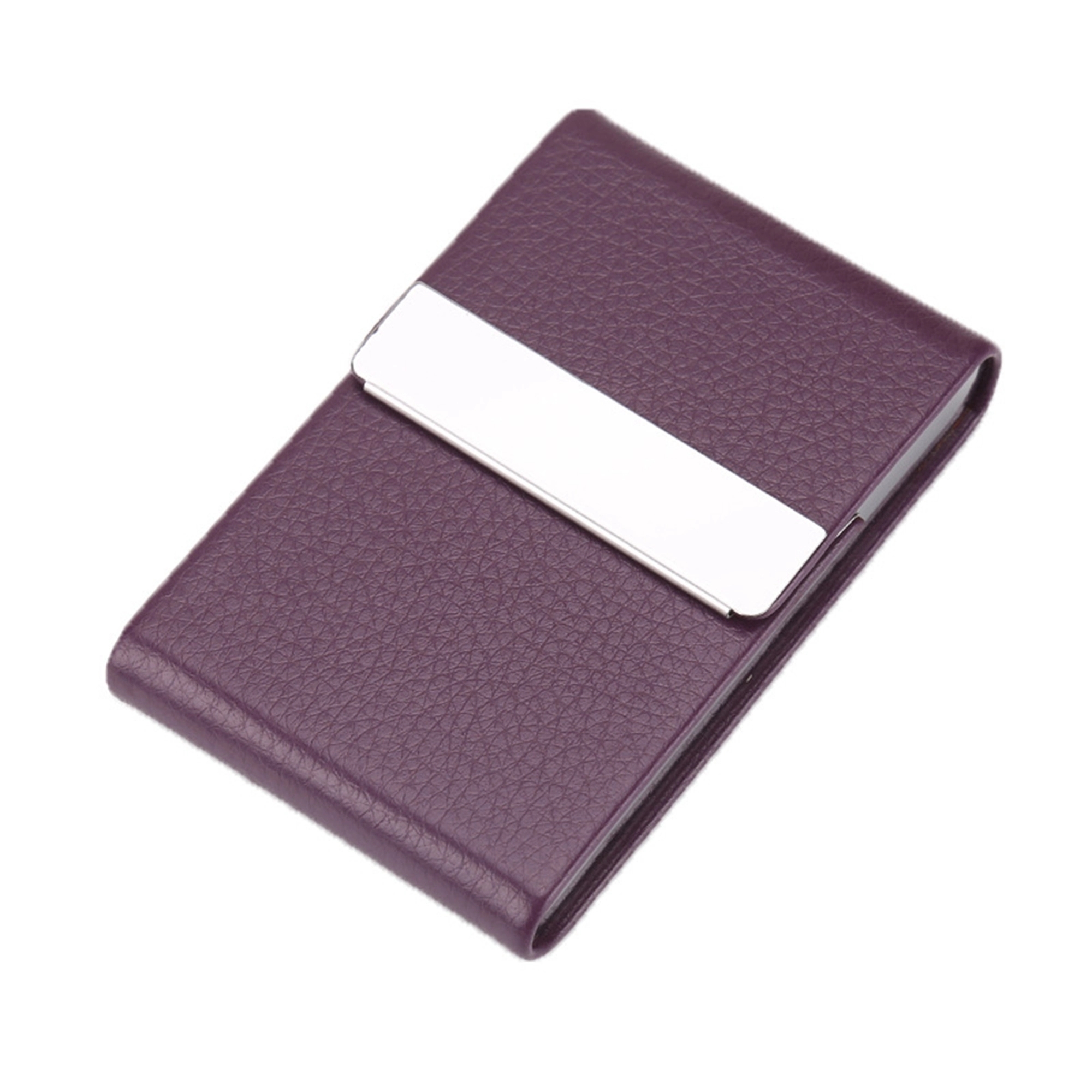 PU+ Stainless Steel Business Card Holder 13