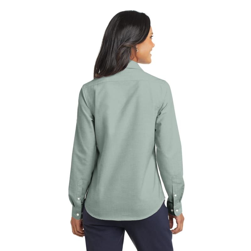 Port Authority Ladies SuperPro Oxford Shirt. 5