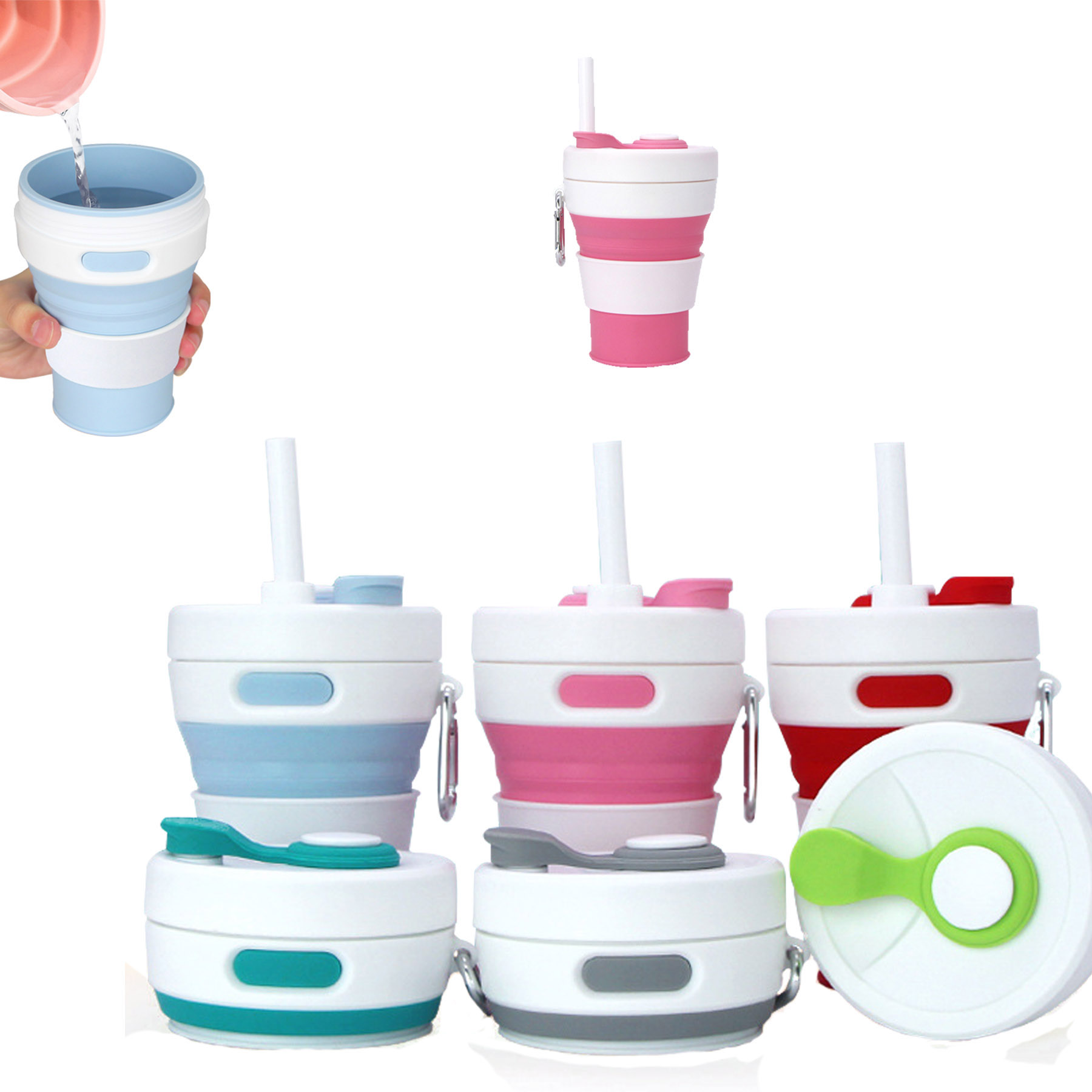 Folding Silicone Coffee Cups 2