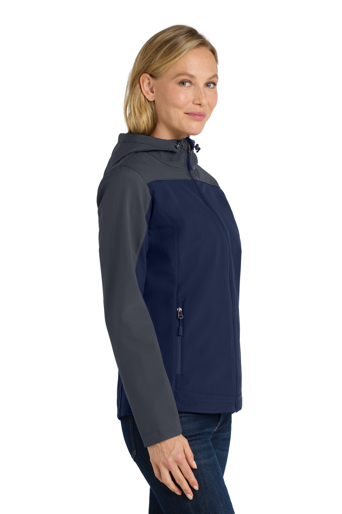 Port Authority Women's Hooded Core Soft Shell Jacket. L335 28