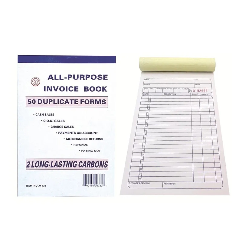 All Custom Receipt Book Multi-Purpose 1