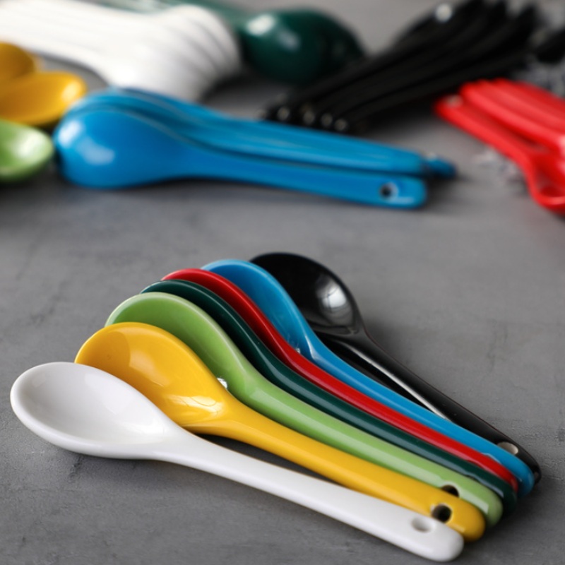 Household Kitchen Ceramic Spoon 3