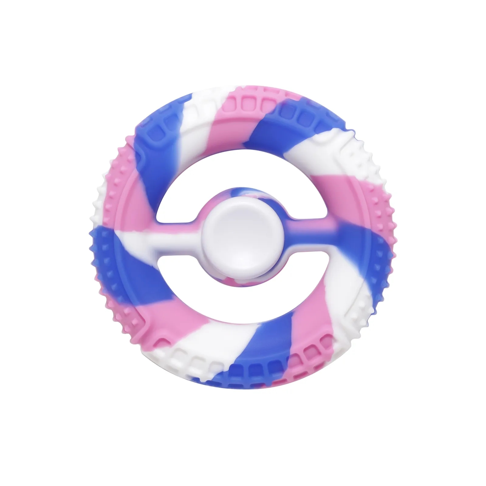 Silicone Fidget Spinner Stress Reliever & Exerciser 8