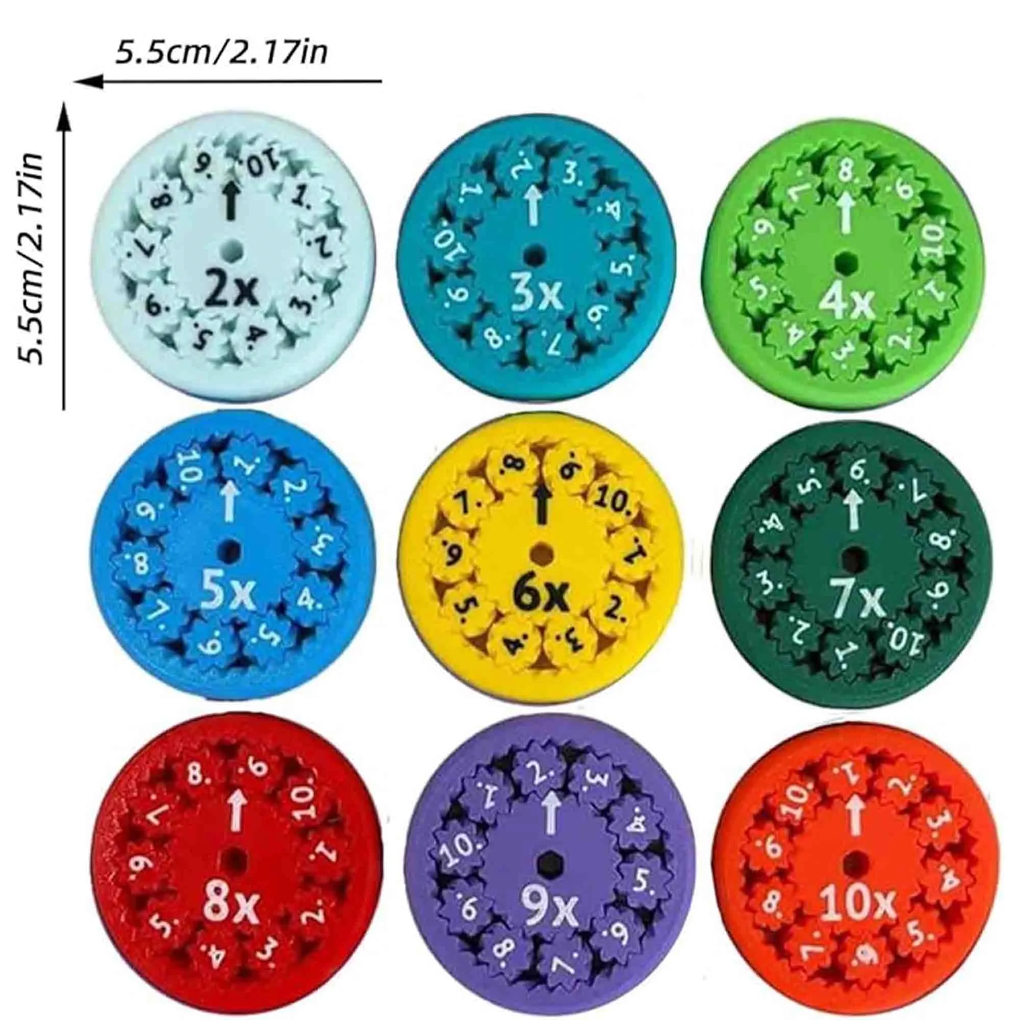 Math Fact Fidget Spinner 2