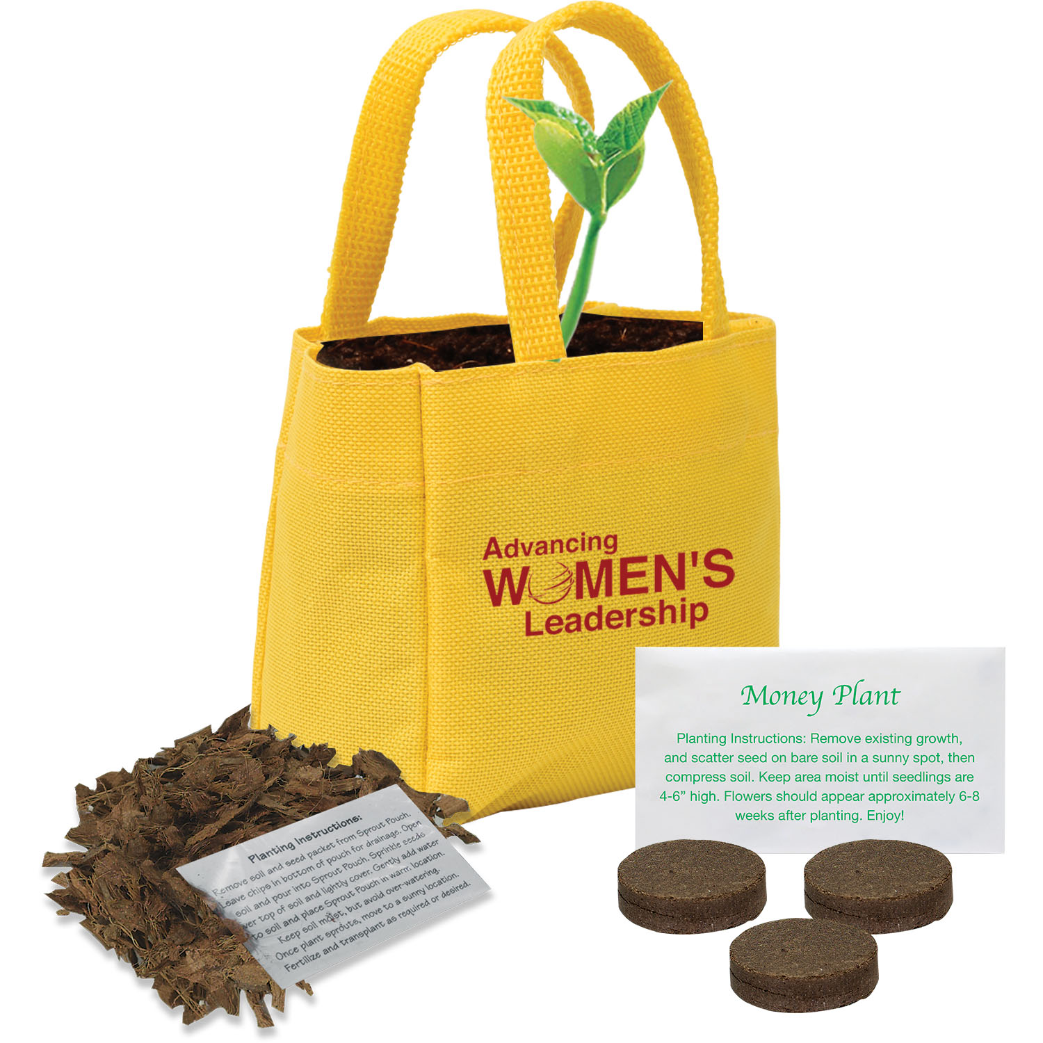 Sprout Tote Bag, custom tote bag with logo imprint 5
