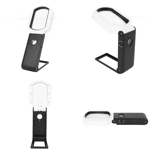 10x-25x LED Magnifying Glass with UV Detection Feature 2