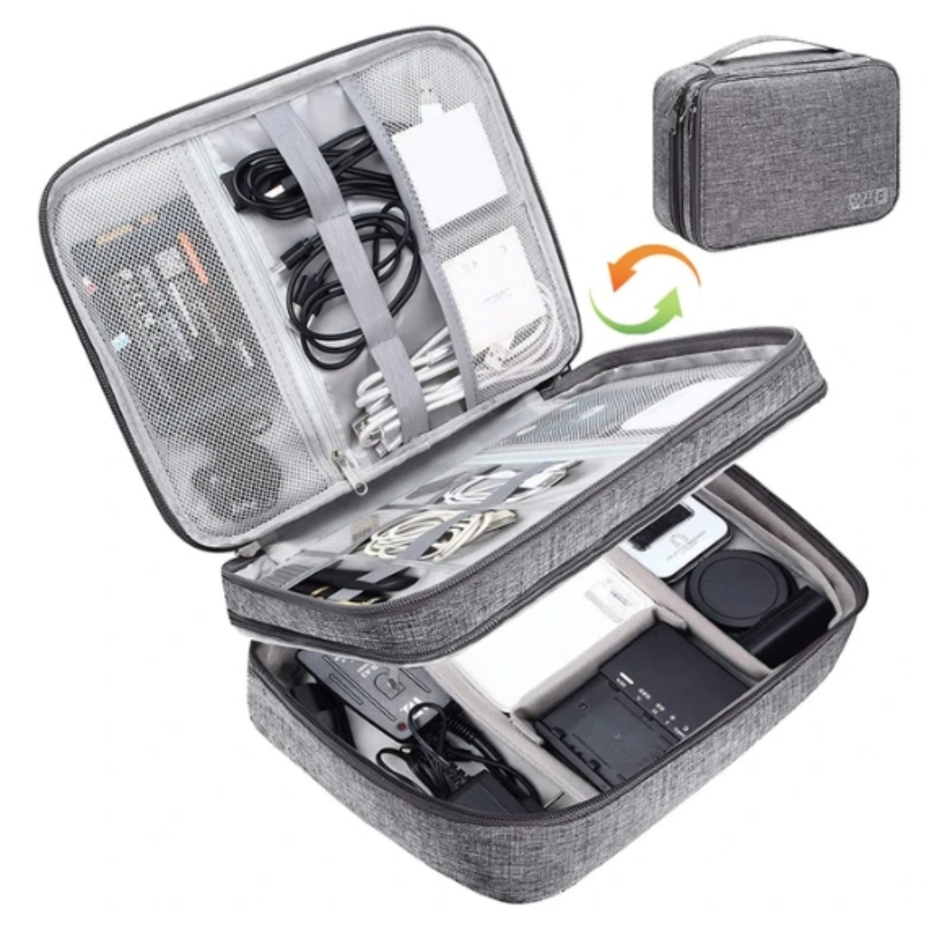 Three Layers Electronics Organizer Bag 8