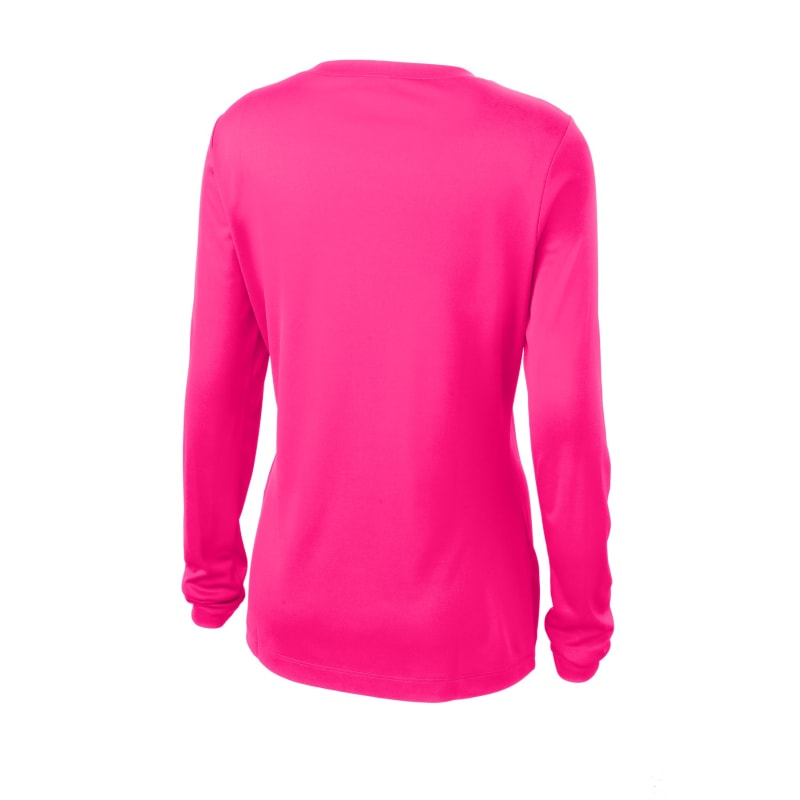 Sport-Tek Women's Long Sleeve PosiCharge Competitor V-Neck Tee. 28