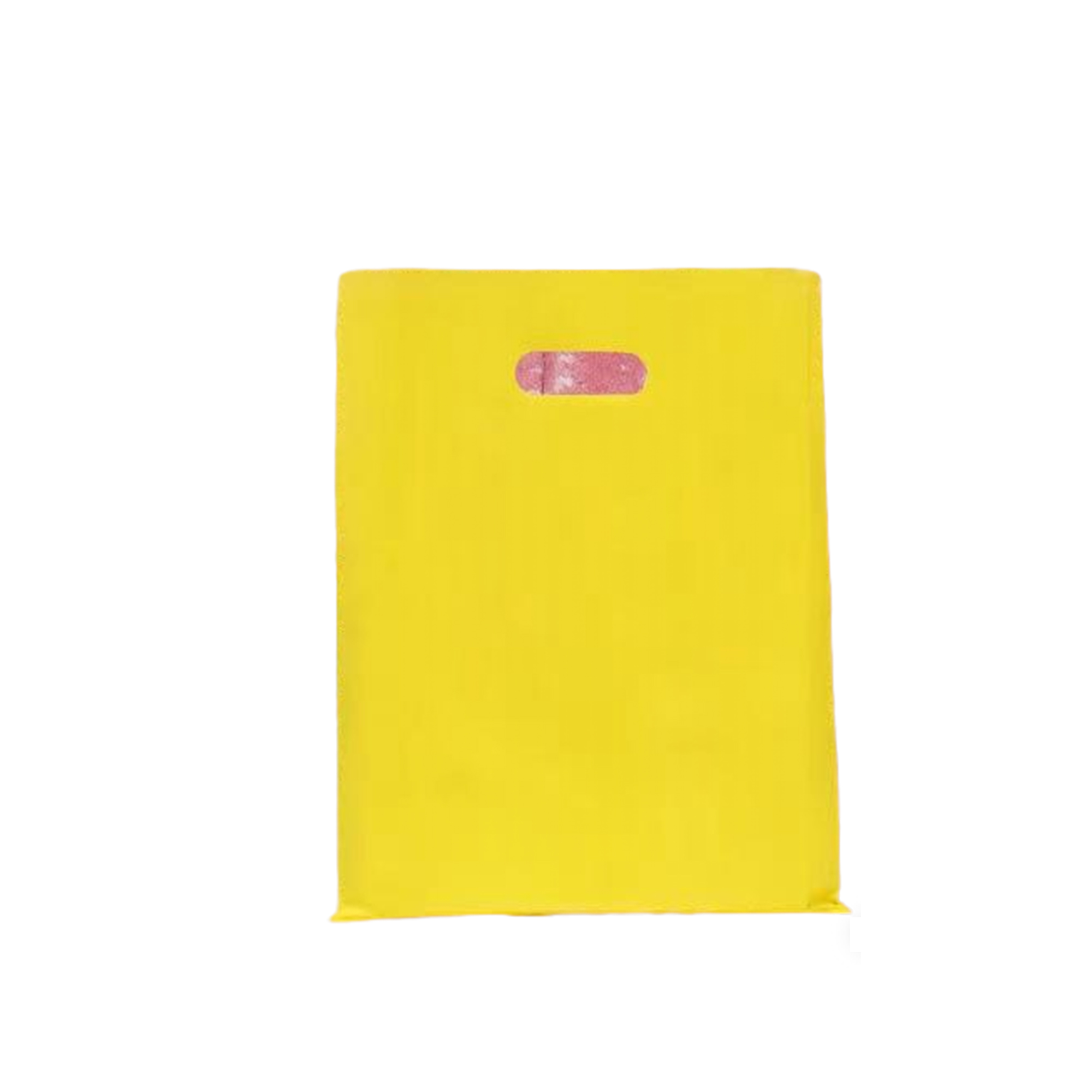Plastic Die Cut Handle Bag 10" x 14" Durable PE Carry 10