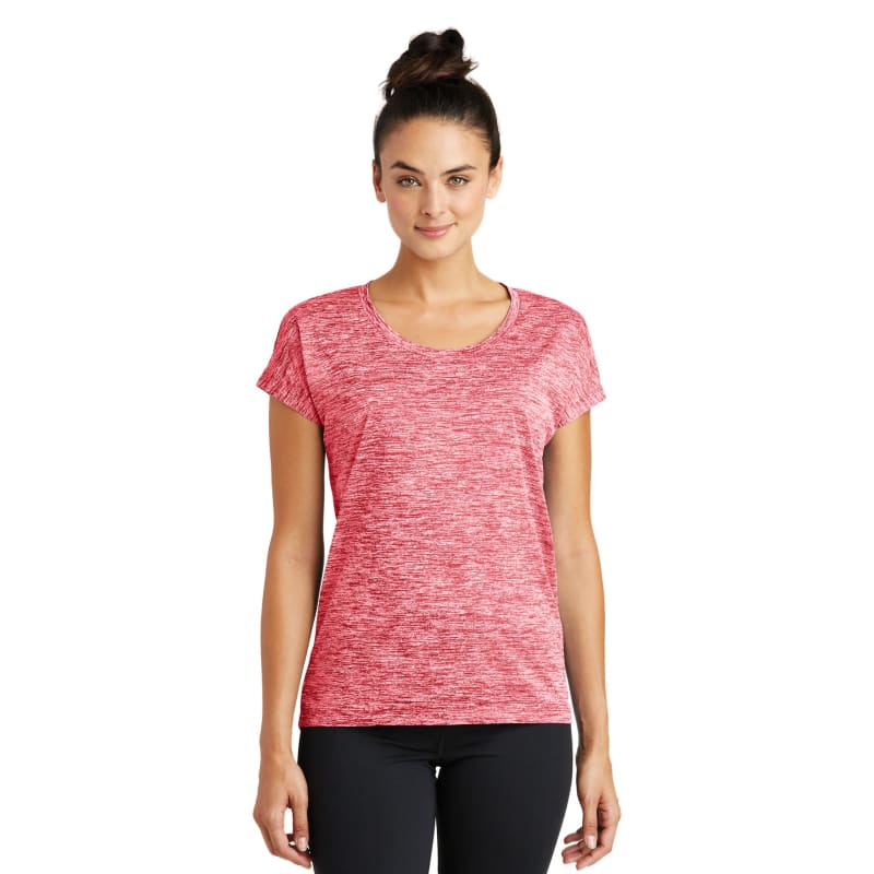 Sport-Tek Women's PosiCharge Electric Heather Sporty Tee. 15