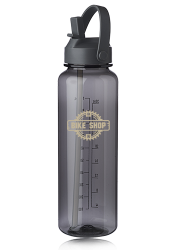 40 oz. Stella Plastic Water Bottle with Measurements 5