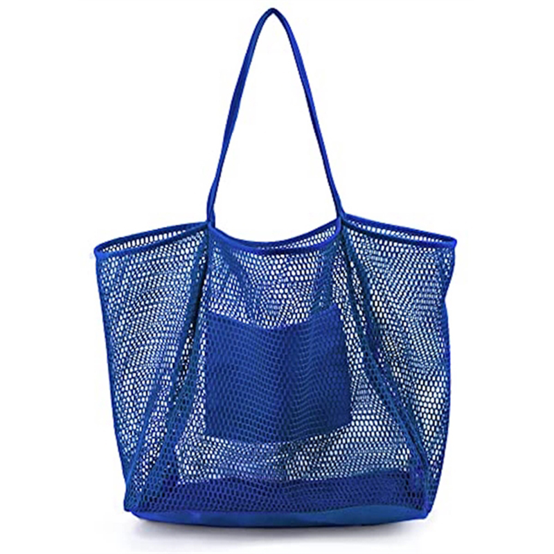 Mesh Beach Tote Womens Shoulder Handbag 2