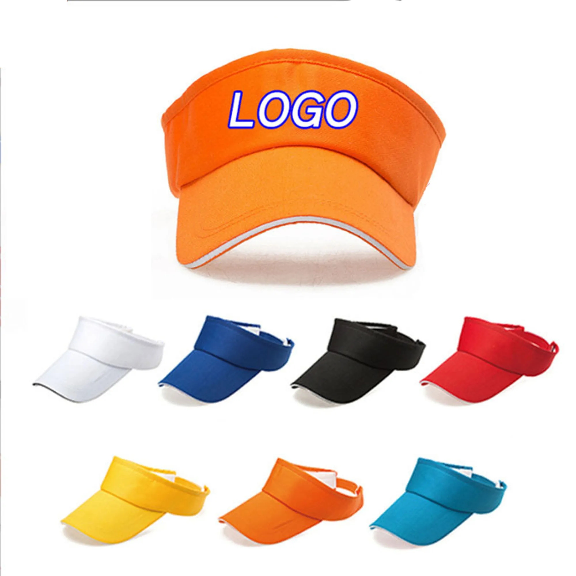 Athletic Cotton Visor Adjustable Cap