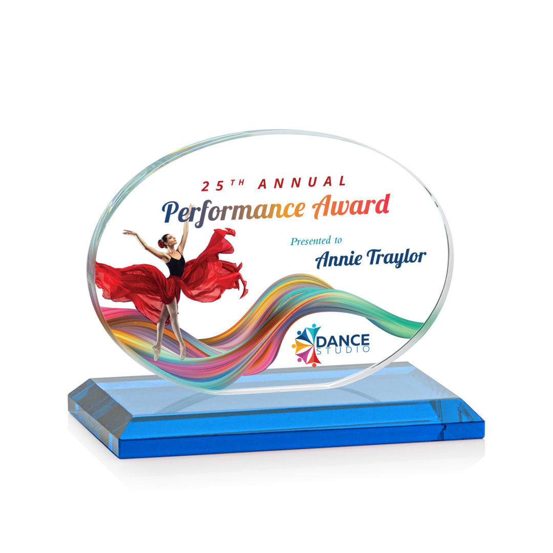 Austin (Horiz) VividPrint™ Award - Sky Blue 2