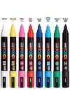 POSCA 8 Piece Basic Marker Set with Bag - Medium 44