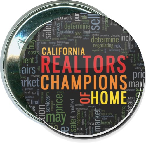 California Realtors Champions of Home, Business Button 1