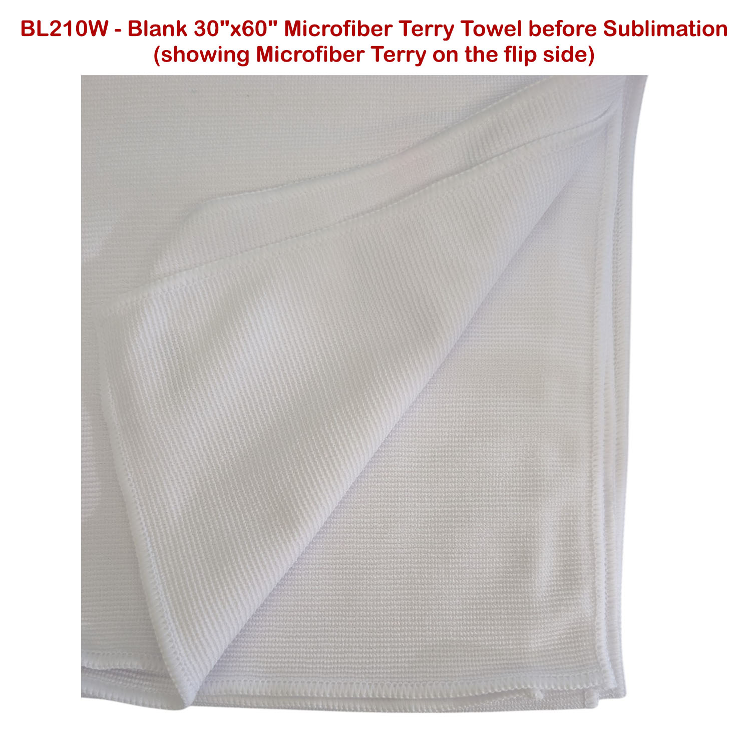 Camping Towel in Absorbent and Compact Microfiber Dri-Lite Terry, 30x60, Sublimated 2 sides 2