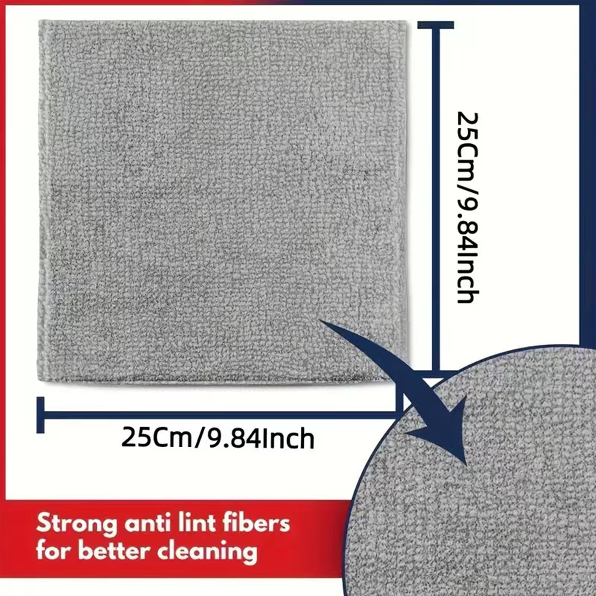 Microfiber Cloth Customized Cleaning Cloth 3