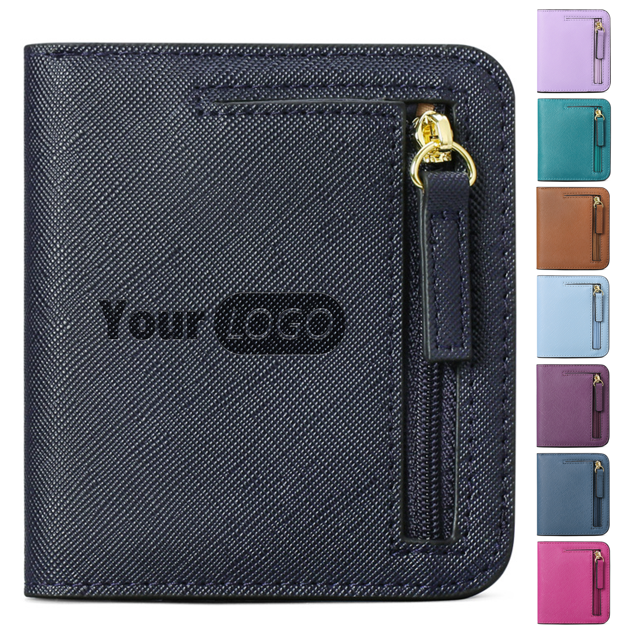 Pu Coin Purse Wallet Rfid Money Clip 3