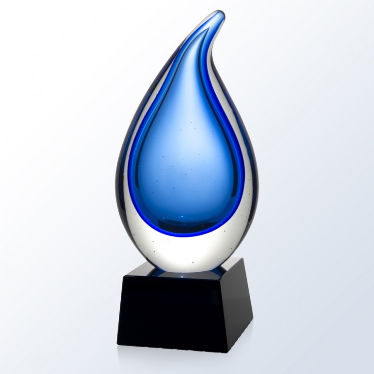 Rain Drop Crystal Award
