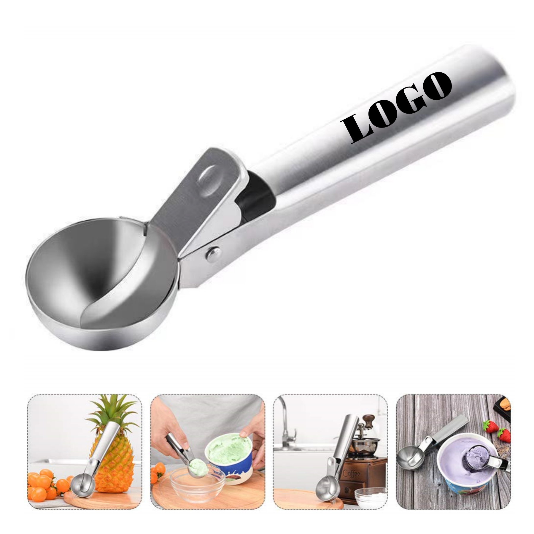 Stainless Steel Ice Cream Scoop 1