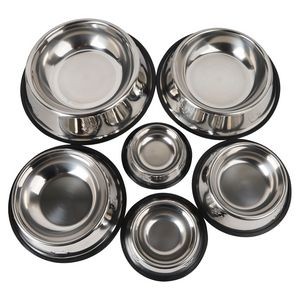 29cm Paw Mark Metal Pet Food Bowl 8