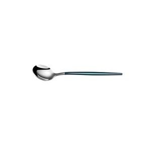 5.23 Inch Dual Color Golden Spoon With Round Head 16
