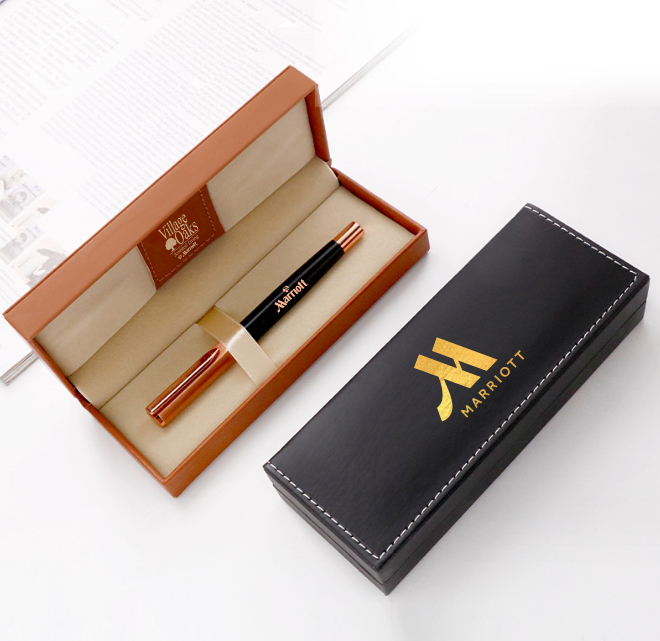 Geneva™ Leatherette Pen Gift Box 6