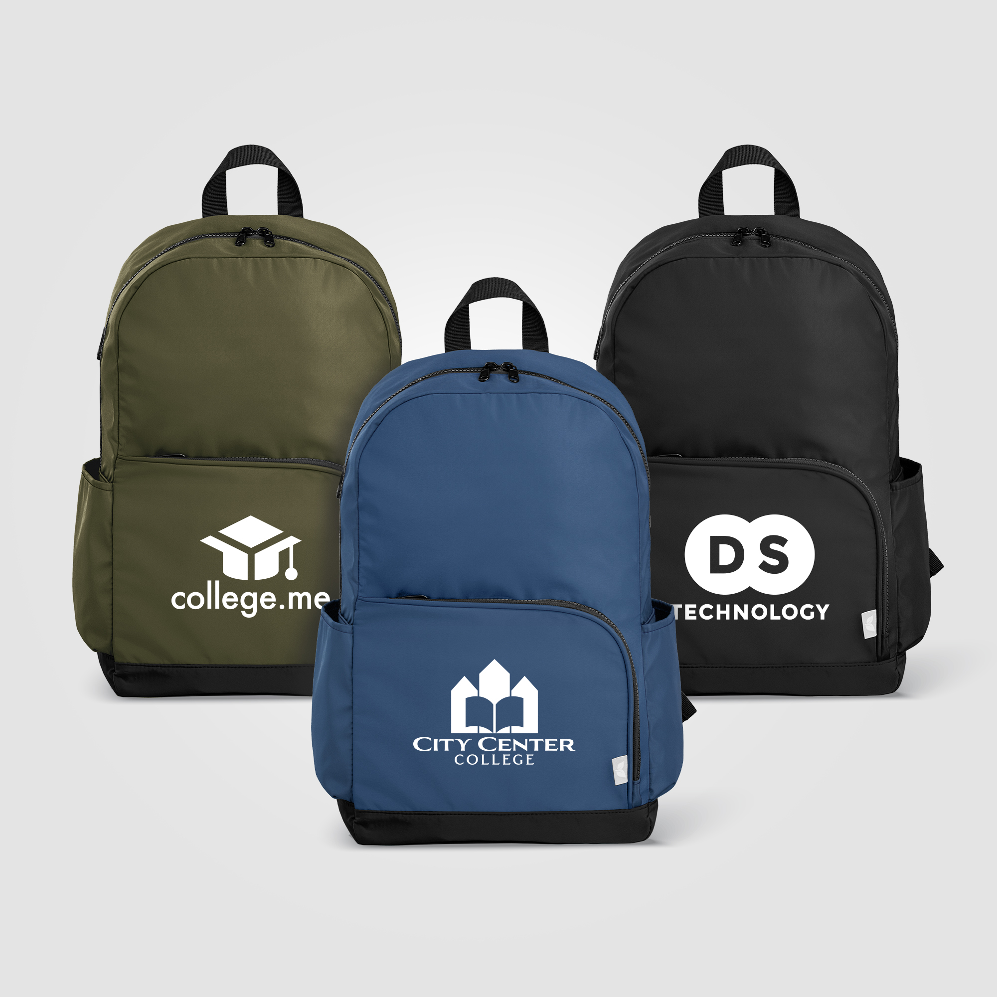 Aurelia rPET Dual Pocket Gold-Zip 15 Inch Laptop Backpack - 20L 11