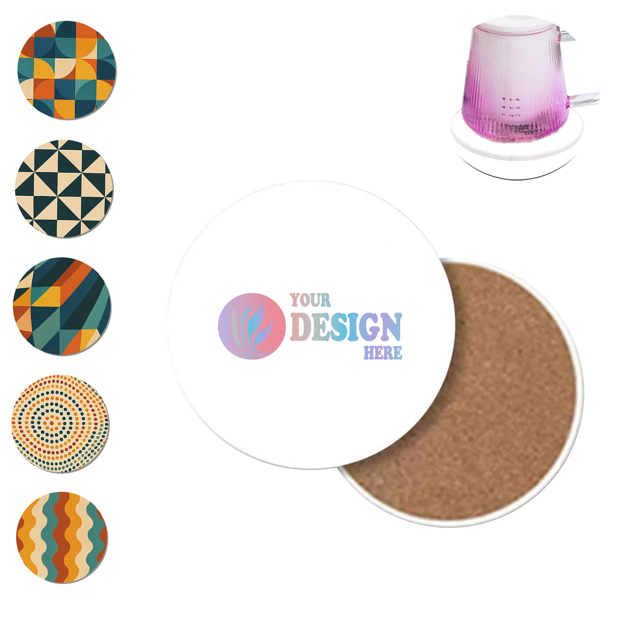 Custom Ceramic Coaster 2