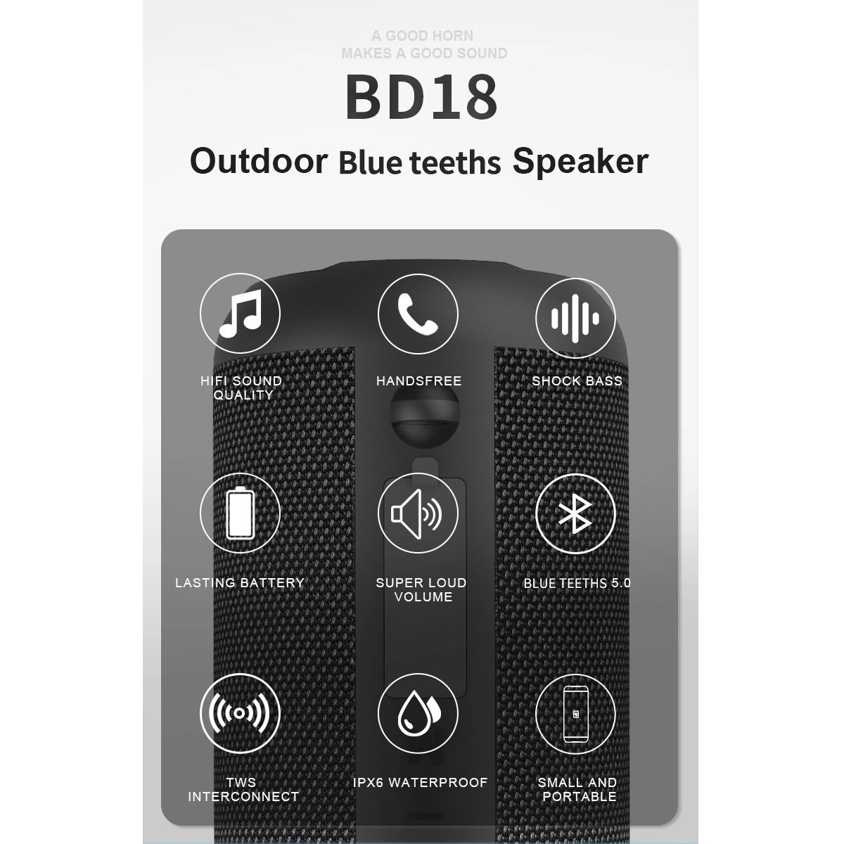 Portable Bluetooth Speaker 6