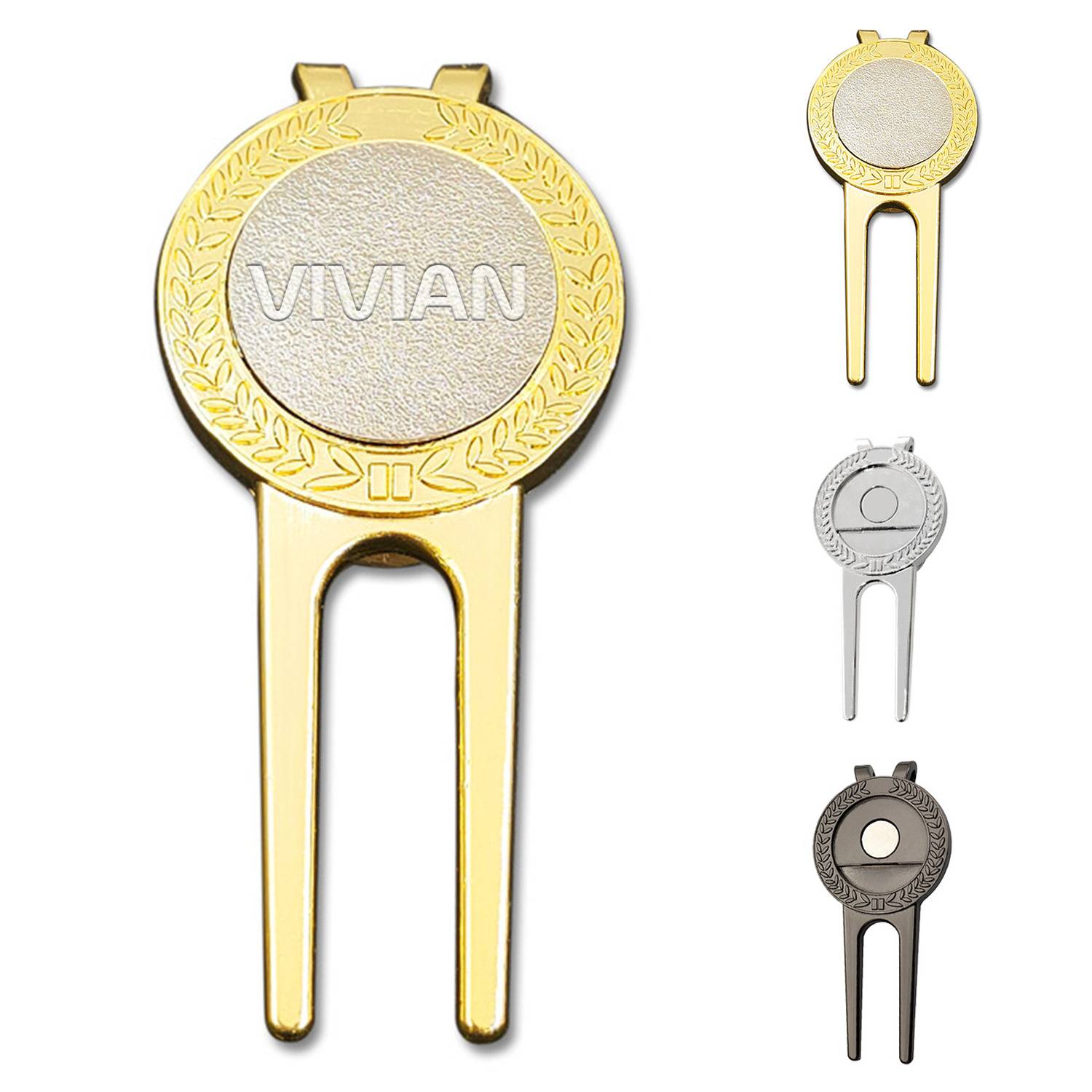 Golf Divot Repair Tool w/ Ball Marker 2