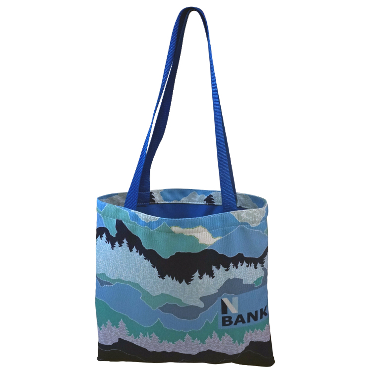 Colored Liner Medium Flat Tote (14"H x 14"W) 10