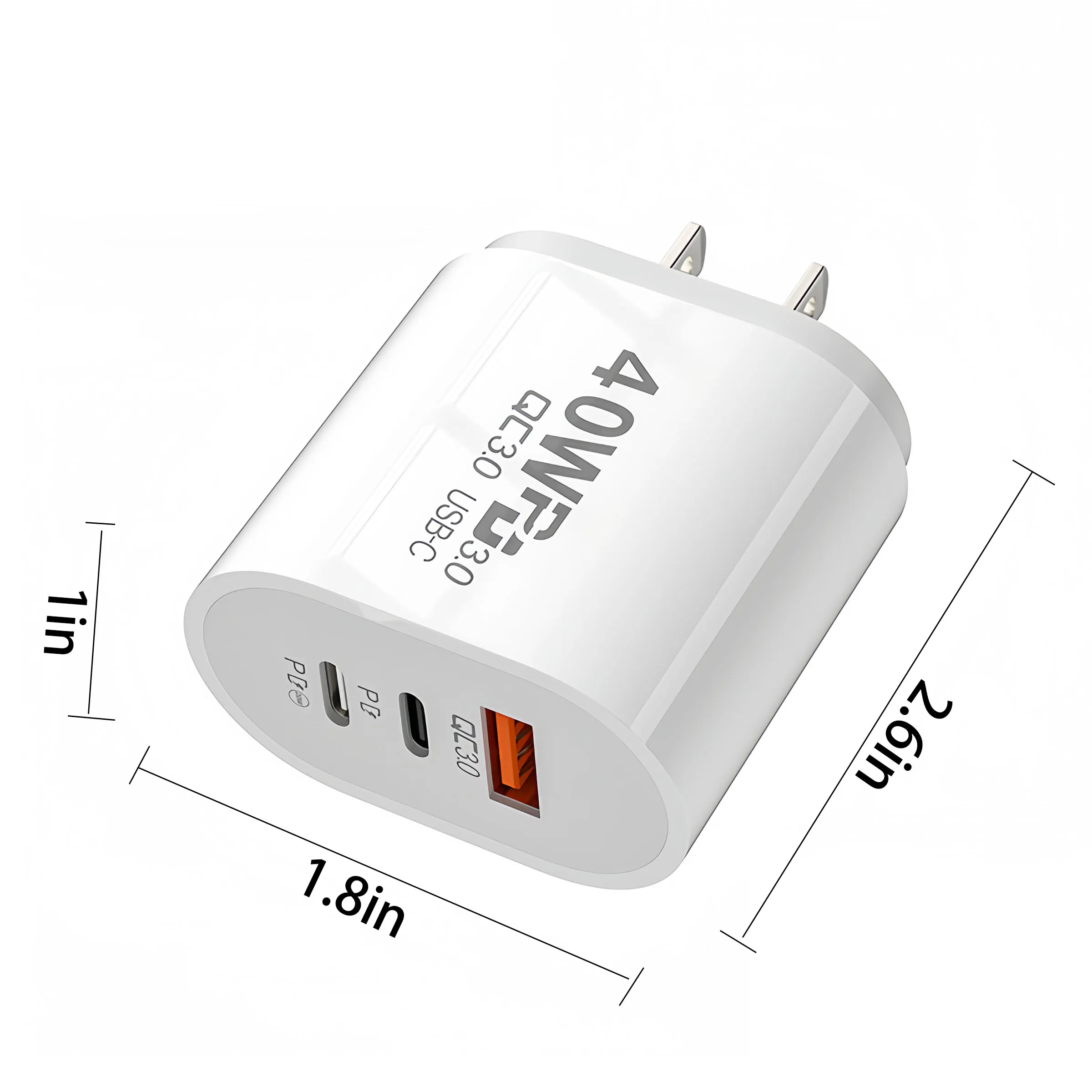 ABS 10 Sets Of American Standard Apples 20W Charging Heads Pe 1