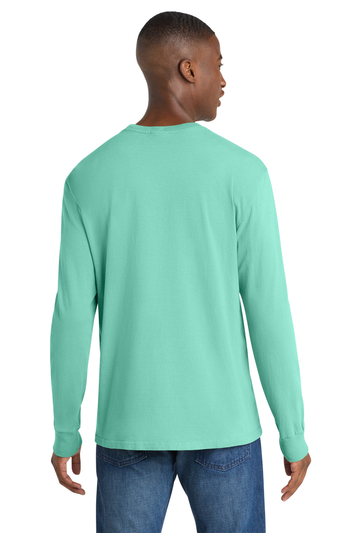 Port & Co Beach Wash Garment-Dyed Long Sleeve Tee PC099LS 211