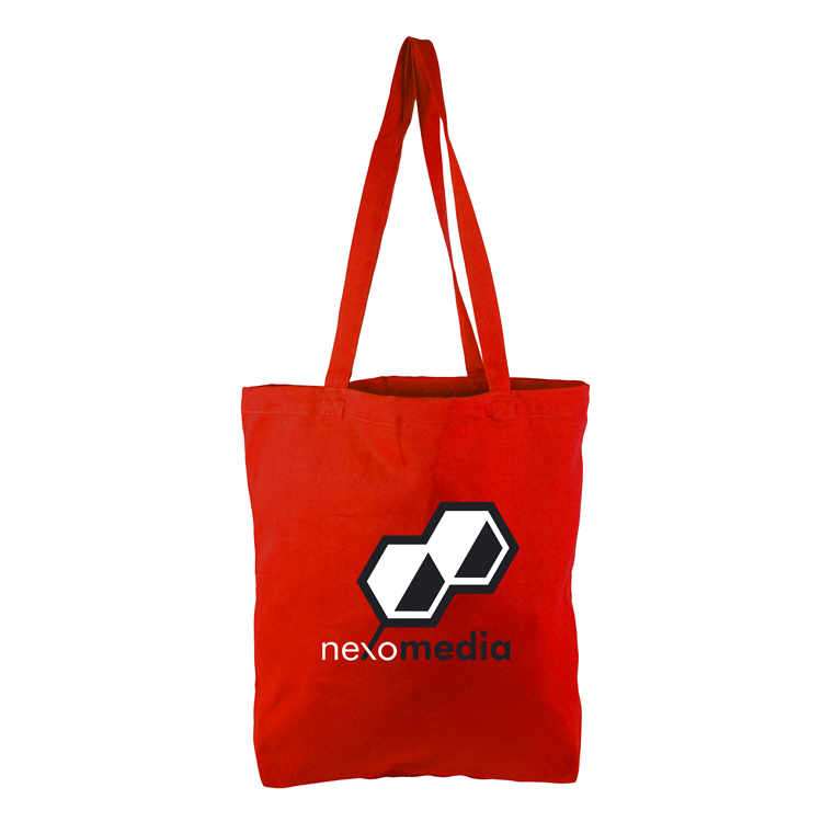 Best Selling Red Cotton Tote, custom tote bag with logo imprint 3