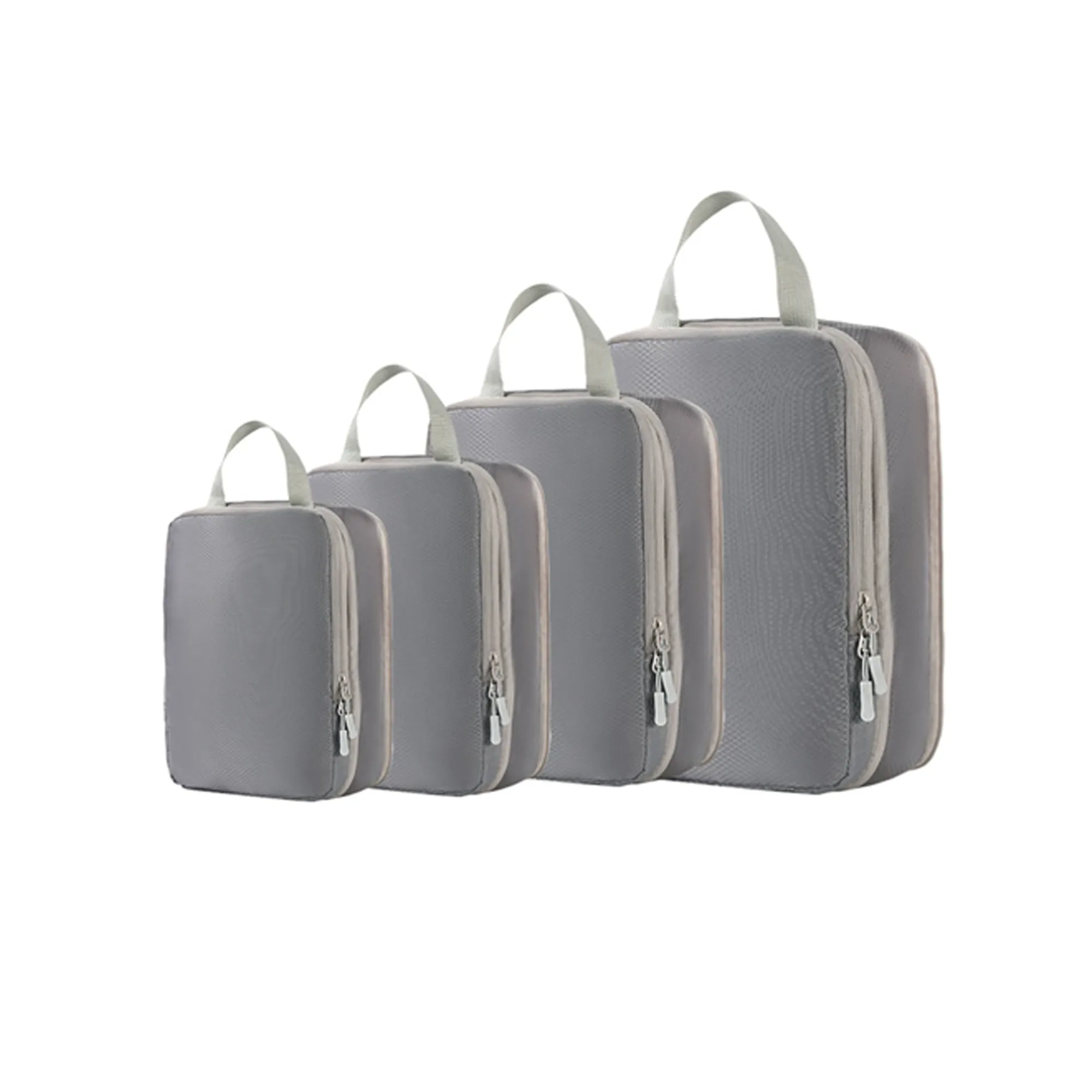 4 Set Compression Packing Cubes Travel Accessories 3