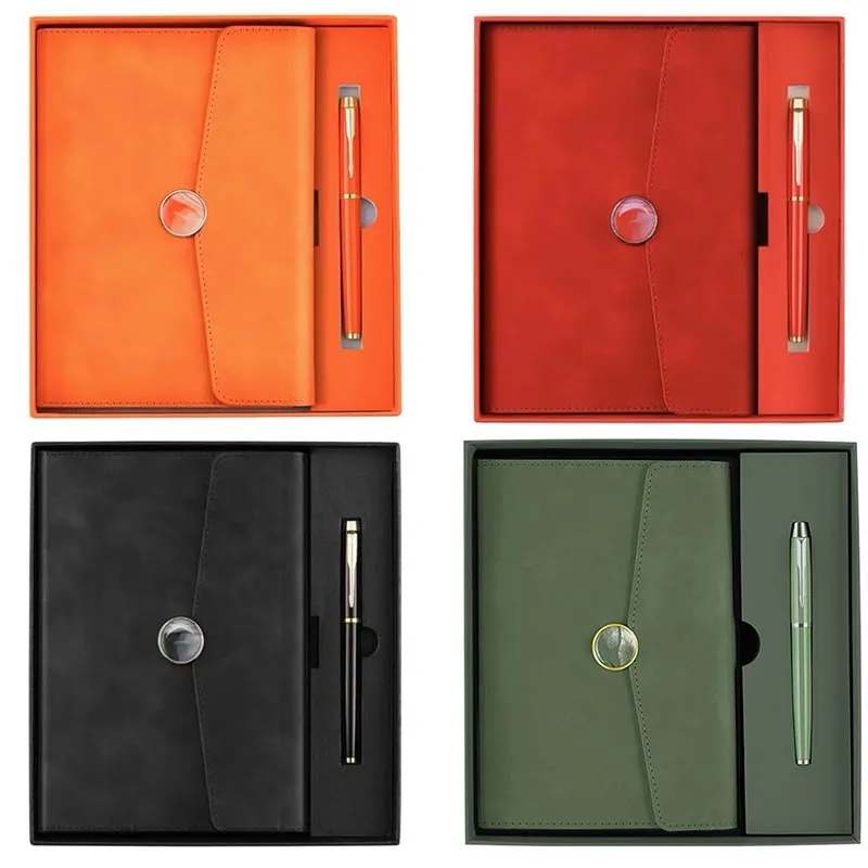 Soft Touch Notebook with Pen 3