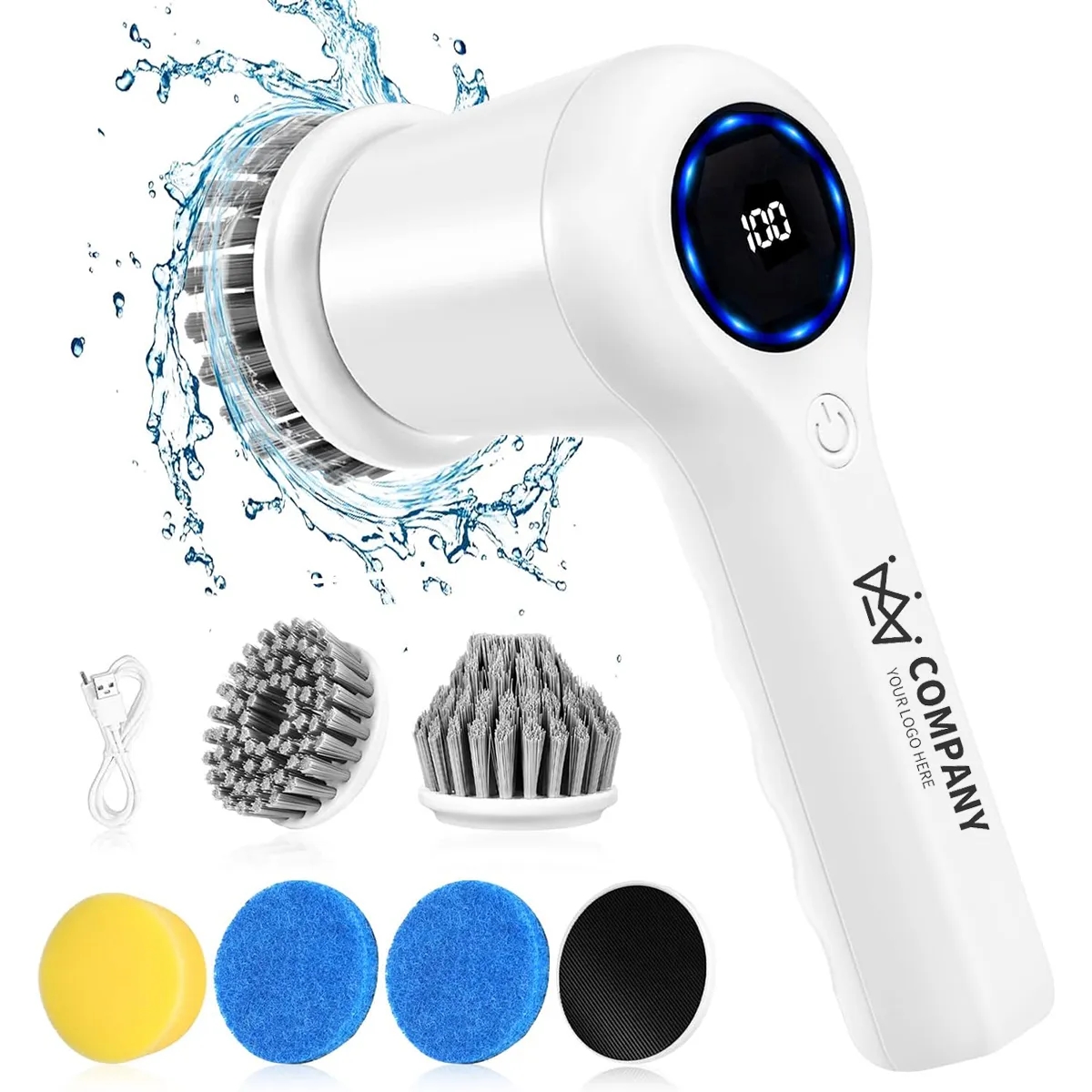 Cordless Electric Spin Scrubber Cleaning Brush 1