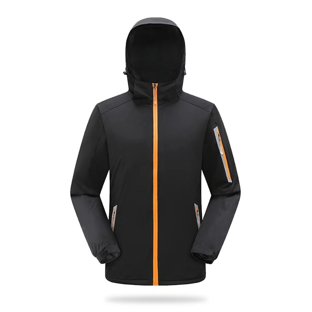 Windproof Winter Coat Outdoor Hooded Rain Jackets 6